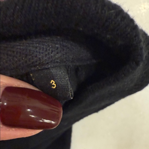 NWOT The Kooples Black Women's Sweater with OPEN LINK SLEEVE Detail - Picture 5 of 7